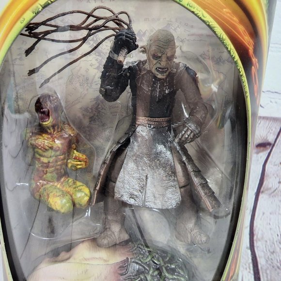 Lord Of The Rings Orc Overseer With Dungeons Of Isengard Action Figure Toybiz - Picture 3 of 10